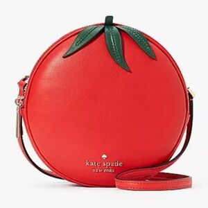Kate Spade Double Mangia Tomato Crossbody NWT/NIP 🍅💚
